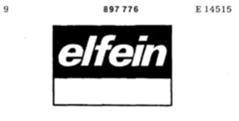elfein Logo (DPMA, 14.11.1969)