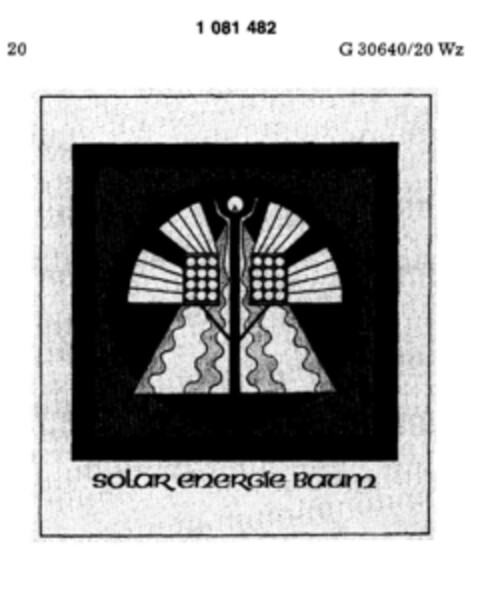 solar energie baum Logo (DPMA, 22.07.1983)