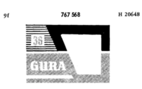 GURA 36 Logo (DPMA, 29.11.1961)