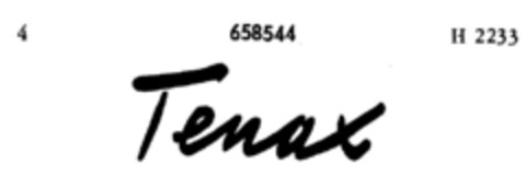 Tenax Logo (DPMA, 12/22/1950)