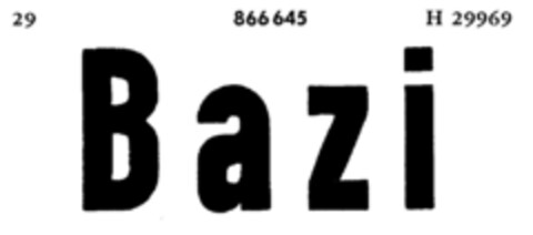 Bazi Logo (DPMA, 06/08/1967)