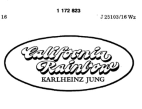 California Rainbow KARLHEINZ JUNG Logo (DPMA, 30.04.1990)