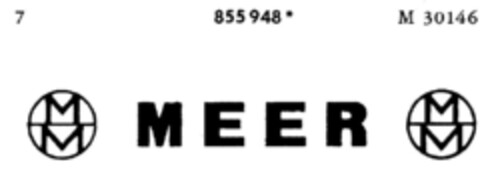 MM MEER MM Logo (DPMA, 09/26/1968)
