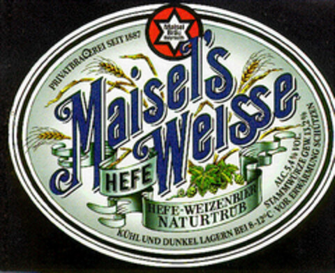 Maisel's HEFE  Weisse Logo (DPMA, 04.05.1988)