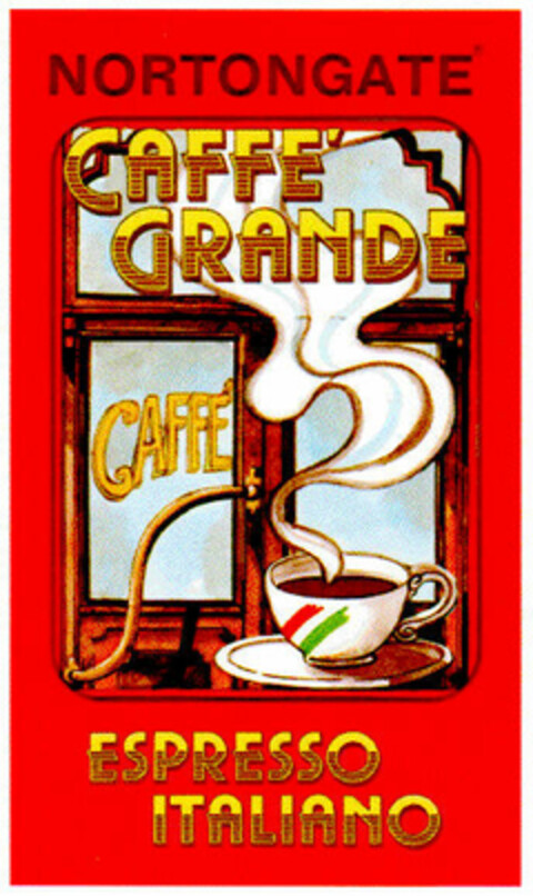 NORTONGATE CAFFE GRANDE CAFFE ESPRESSO ITALIANO Logo (DPMA, 29.01.1985)