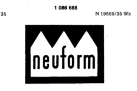 neuform Logo (DPMA, 12.03.1985)