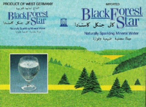 Black Forest Star Logo (DPMA, 21.10.1983)