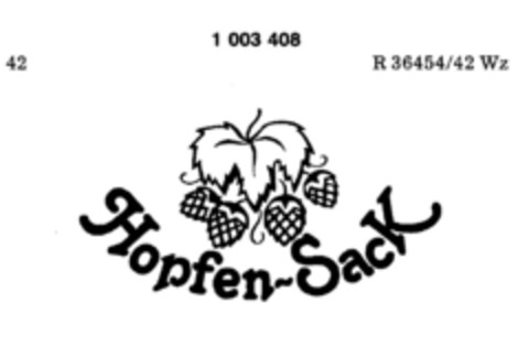 Hopfen-Sack Logo (DPMA, 04/02/1979)