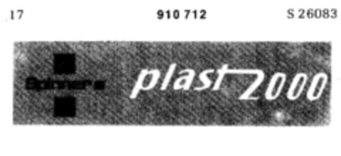 SPINNER GMBH plast 2000 Logo (DPMA, 01.12.1972)