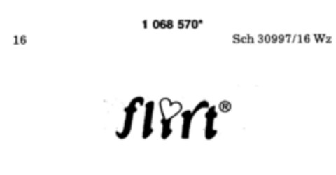 flirt Logo (DPMA, 04/12/1984)