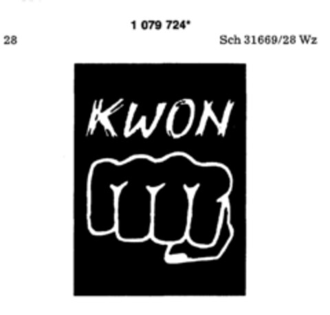KWON Logo (DPMA, 08.03.1985)
