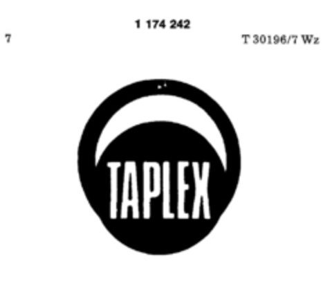 TAPLEX Logo (DPMA, 28.02.1990)