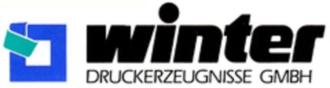 winter DRUCKERZEUGNISSE GMBH Logo (DPMA, 17.11.1986)