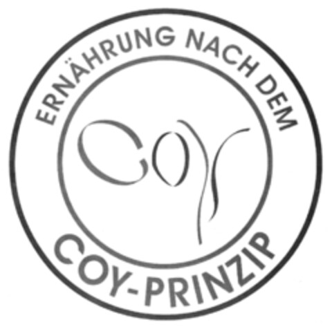 ERNÄHRUNG NACH DEM COY-PRINZIP Logo (DPMA, 28.07.2009)