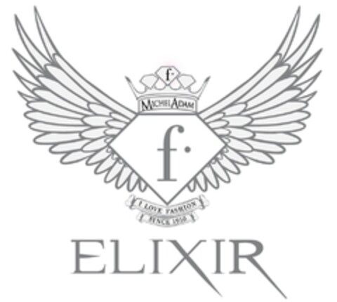 MICHELADAM I LOVE FASHION SINCE 1950 f· ELIXIR Logo (DPMA, 09/02/2010)