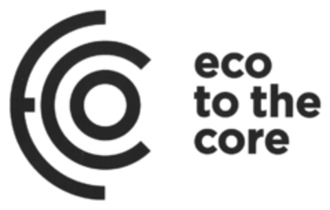 eco to the core Logo (DPMA, 28.02.2017)