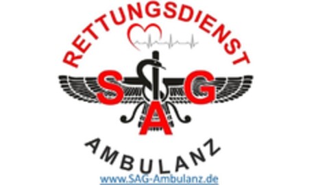 RETTUNGSDIENST SAG AMBULANZ Logo (DPMA, 05.09.2017)