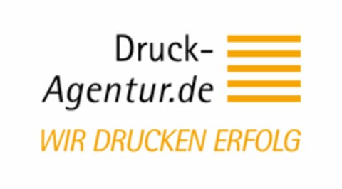 Druck-Agentur.de WIR DRUCKEN ERFOLG Logo (DPMA, 12.08.2019)