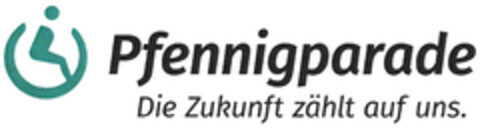 Pfennigparade Die Zukunft zählt auf uns. Logo (DPMA, 18.06.2021)