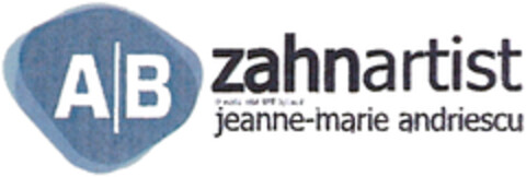 AB zahnartist jeanne-marie andriescu Logo (DPMA, 27.06.2022)