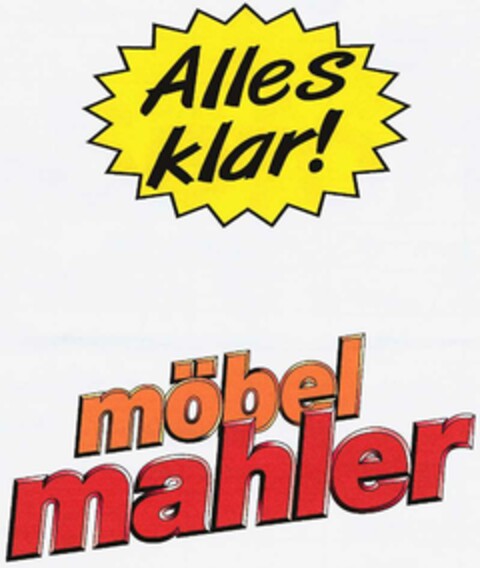 Alles klar! möbel mahler Logo (DPMA, 09/03/2002)