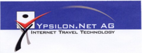 YPSILON.NET AG INTERNET TRAVEL TECHNOLOGY Logo (DPMA, 26.03.2003)