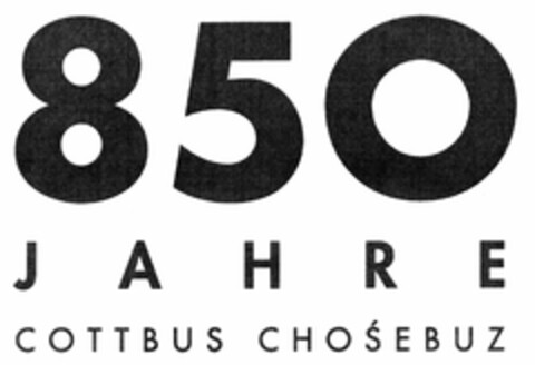 850 JAHRE COTTBUS CHOSEBUZ Logo (DPMA, 18.09.2003)