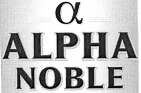 α ALPHA NOBLE Logo (DPMA, 23.06.2005)