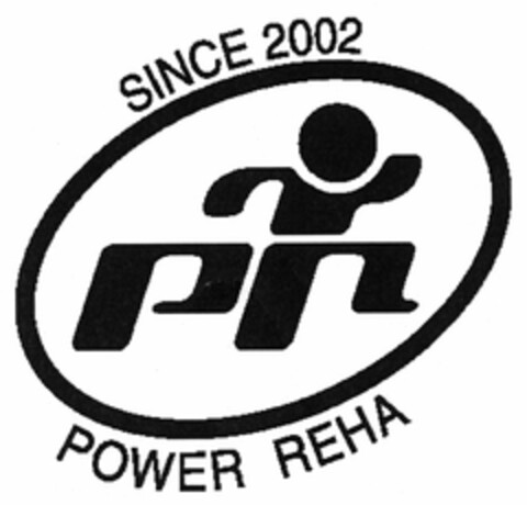 SINCE 2002 POWER REHA Logo (DPMA, 13.01.2006)