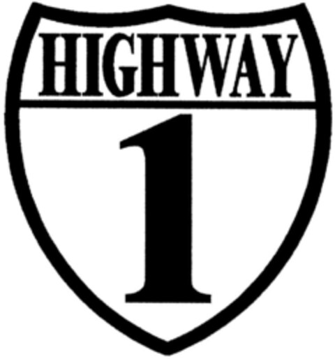 HIGHWAY 1 Logo (DPMA, 06/14/1995)