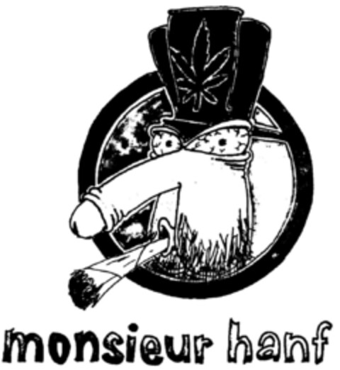 monsieur hanf Logo (DPMA, 27.04.1996)