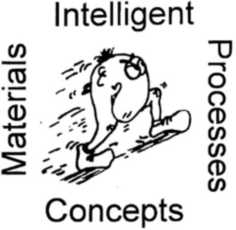 Intelligent, Materials, Concepts, Processes Logo (DPMA, 13.05.1997)