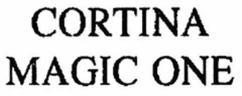 CORTINA MAGIC ONE Logo (DPMA, 25.07.1997)