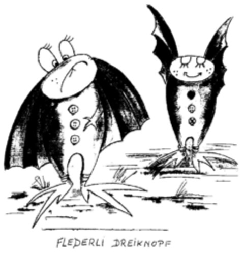 FLEDERLI DREIKNOPF Logo (DPMA, 06.11.1998)