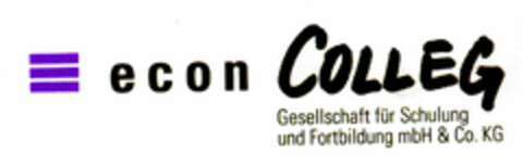 econ COLLEG Logo (DPMA, 25.11.1998)