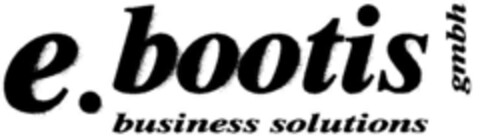 e.bootis business solutions gmbh Logo (DPMA, 07/23/1999)