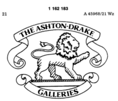 THE ASHTON-DRAKE GALLERIES Logo (DPMA, 03.03.1989)