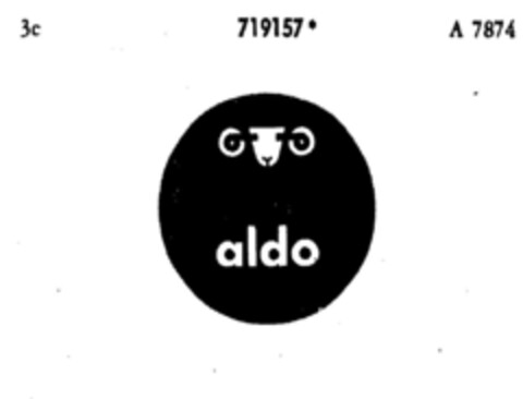 aldo Logo (DPMA, 08/22/1958)