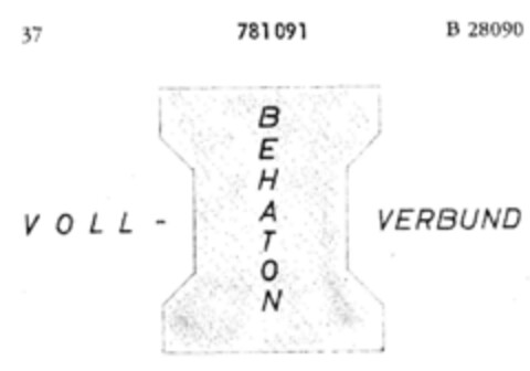 BEHATON VOLL-VERBUND Logo (DPMA, 26.11.1962)