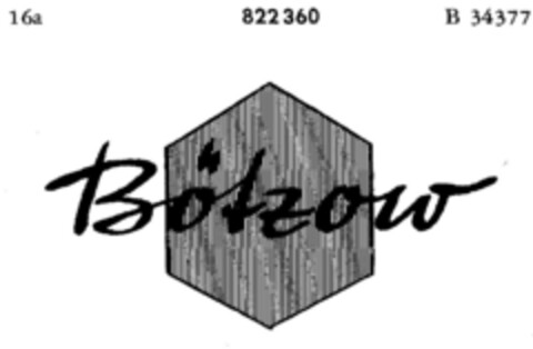 Bötzow Logo (DPMA, 10.09.1965)