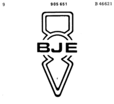 BJE Logo (DPMA, 28.07.1971)