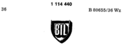 BIL Logo (DPMA, 12.12.1986)