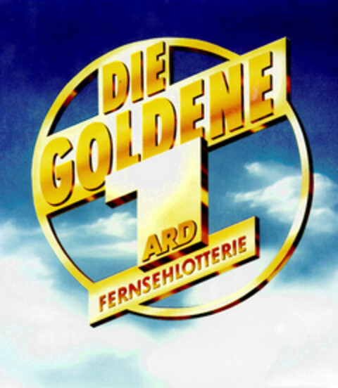 DIE GOLDENE 1 (ARD) FERNSEHLOTTERIE Logo (DPMA, 02.02.1989)