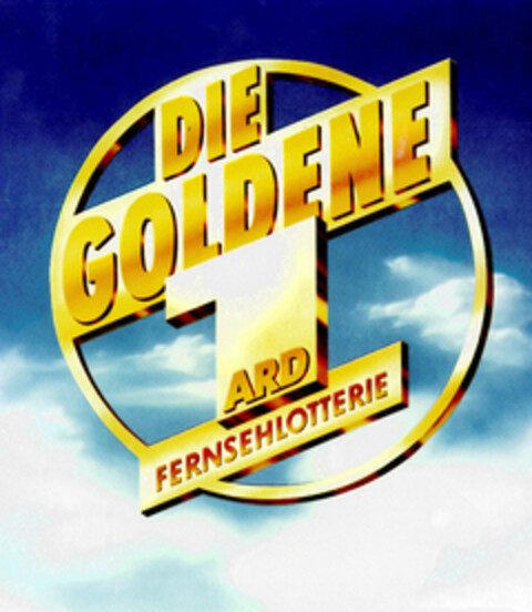 DIE GOLDENE 1 (ARD) FERNSEHLOTTERIE Logo (DPMA, 02/02/1989)