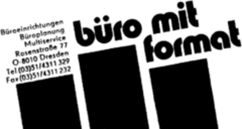 büro mit format Logo (DPMA, 08.08.1992)