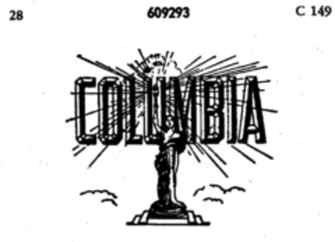 COLUMBIA Logo (DPMA, 27.12.1949)