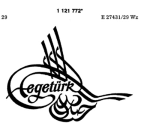 Egetürk Logo (DPMA, 17.03.1988)