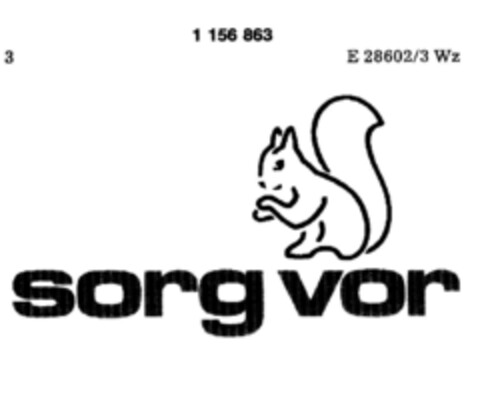 sorg vor Logo (DPMA, 06.05.1989)