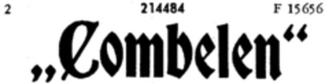 "Combelen" Logo (DPMA, 10/30/1916)