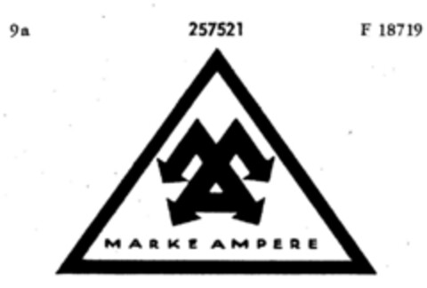 MARKE AMPERE Logo (DPMA, 10/20/1920)